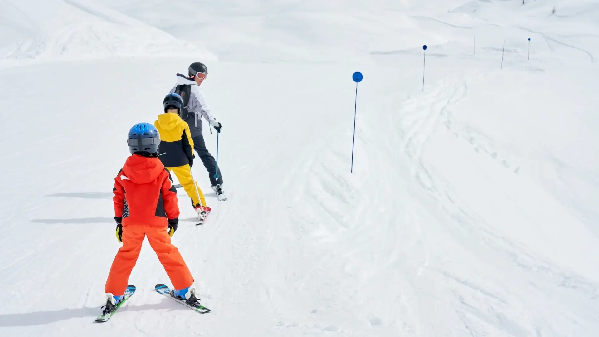 çocuklar için kayak ve board dersi