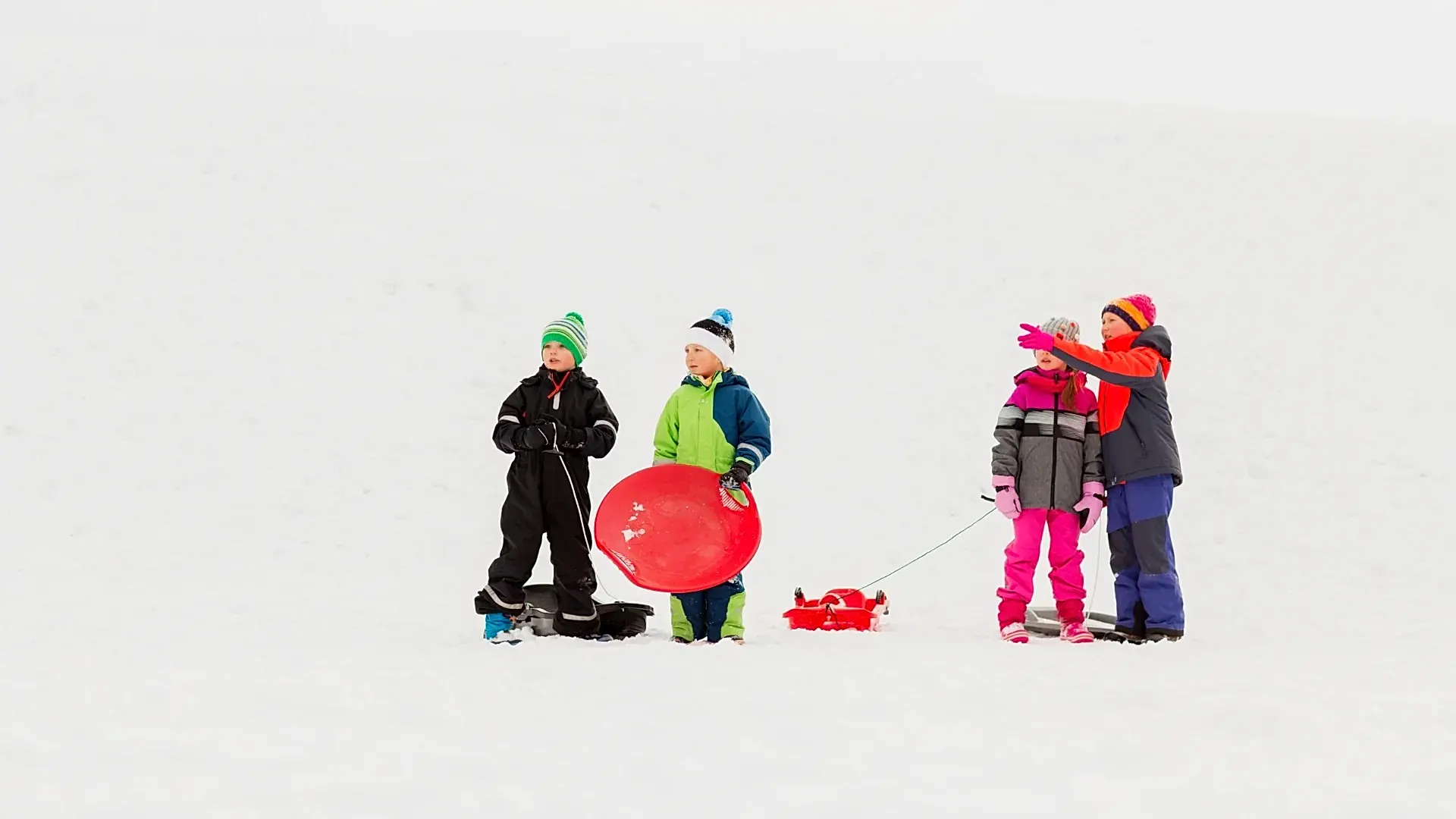 erciyes kayak eğitimi çocuk grubu
