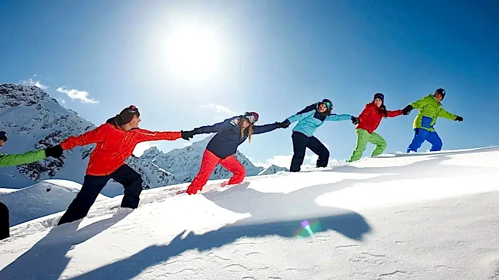 öğrenciler için kayak grup dersleri