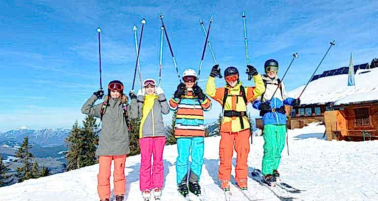 sömestırda kayak tatili